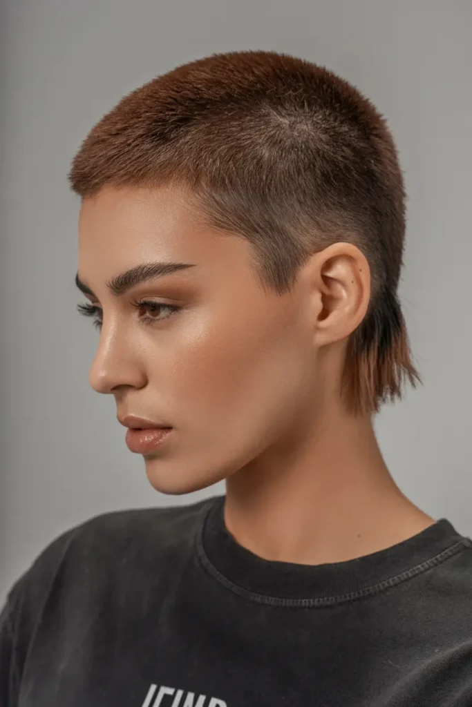 10. Cropped Modern Mullet