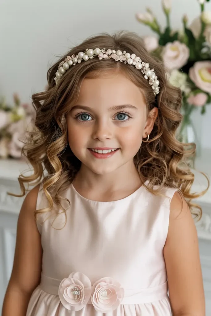 10. Curly Hair with Headband