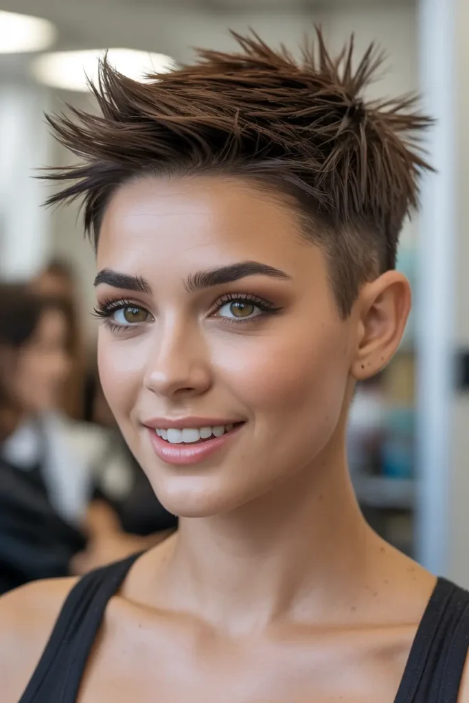 30 Short spiky haircuts for bold edgy hairstyles 10 10. Edgy Spiky Taper