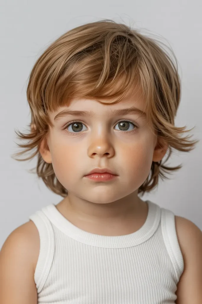 10. Layered Baby Mullet