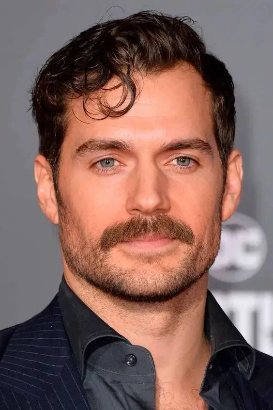 Short Chevron Mustache Beard