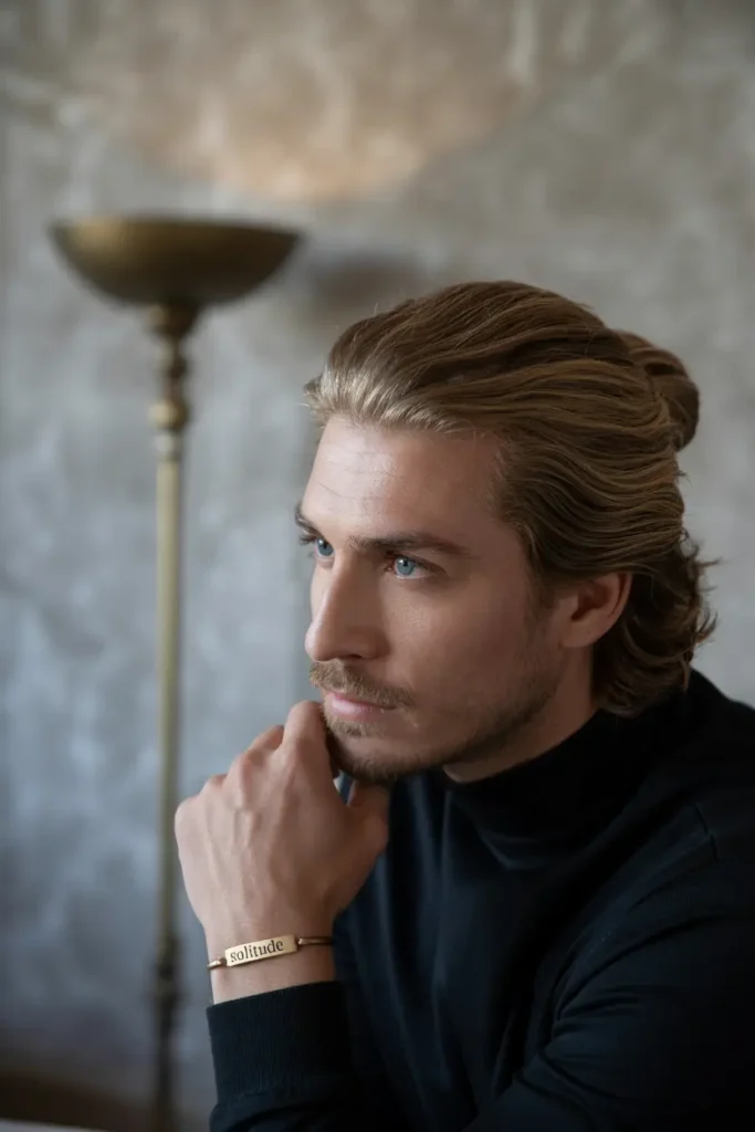 11. Loose Man Bun