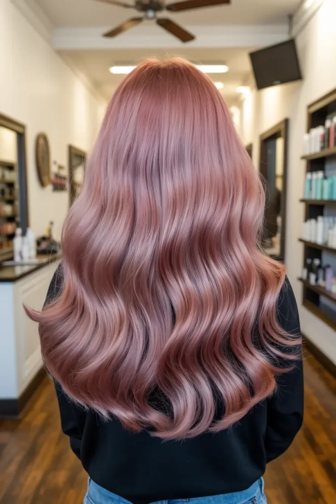 11. Soft Rose Gold Hair