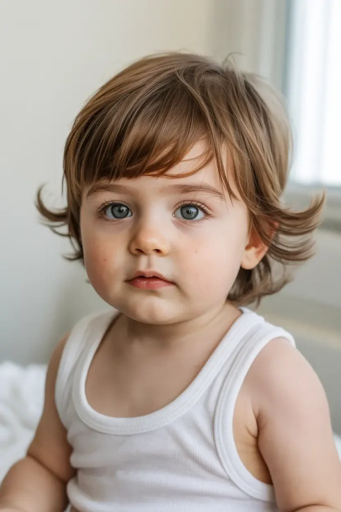 11. Wispy Baby Mullet