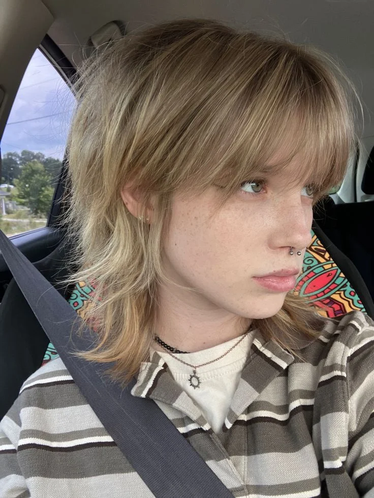 Layered Short Mullet