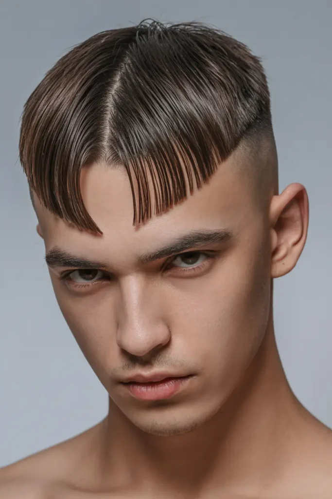 12. High Fade Curtain Mullet