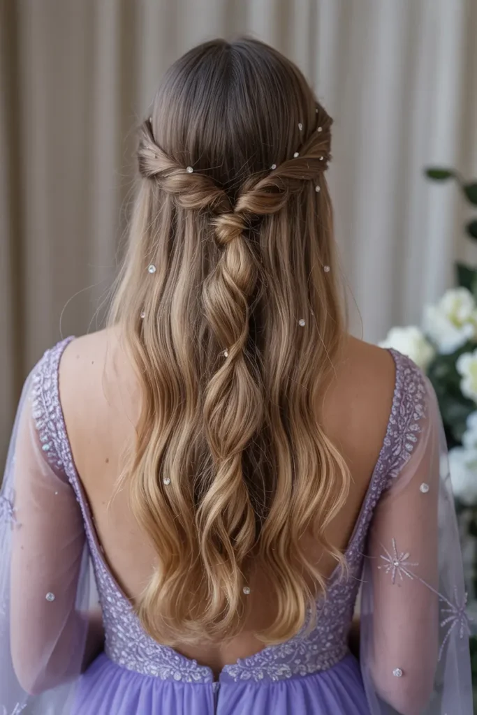 12. Loose Elven Hair with Gems