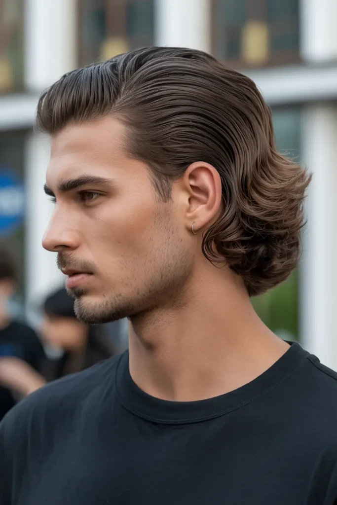13. Asymmetrical Wavy Mullet