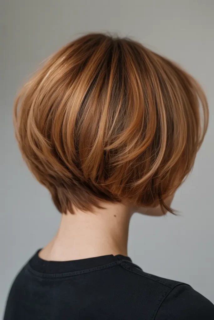 13. Voluminous Choppy Bob