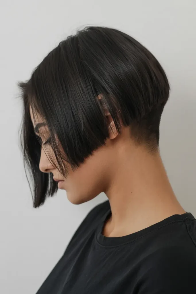 14. Angled Bob with Undercut
