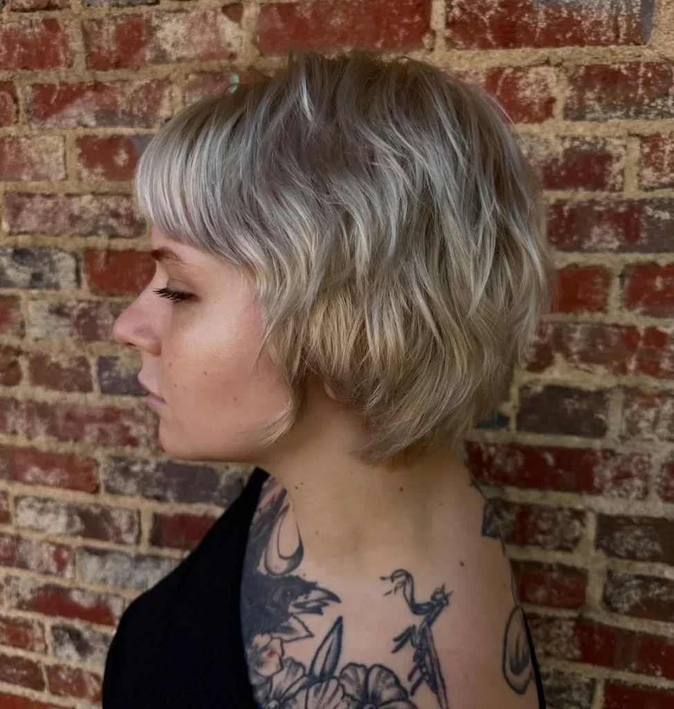 Blended Bob Mullet