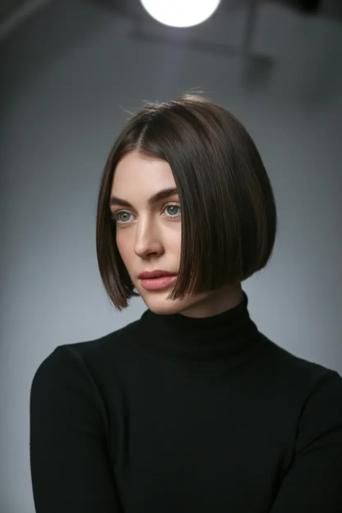 15. Blunt Chin Length Bob