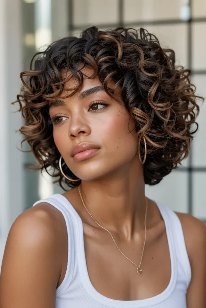 15. Defined Curl Bob