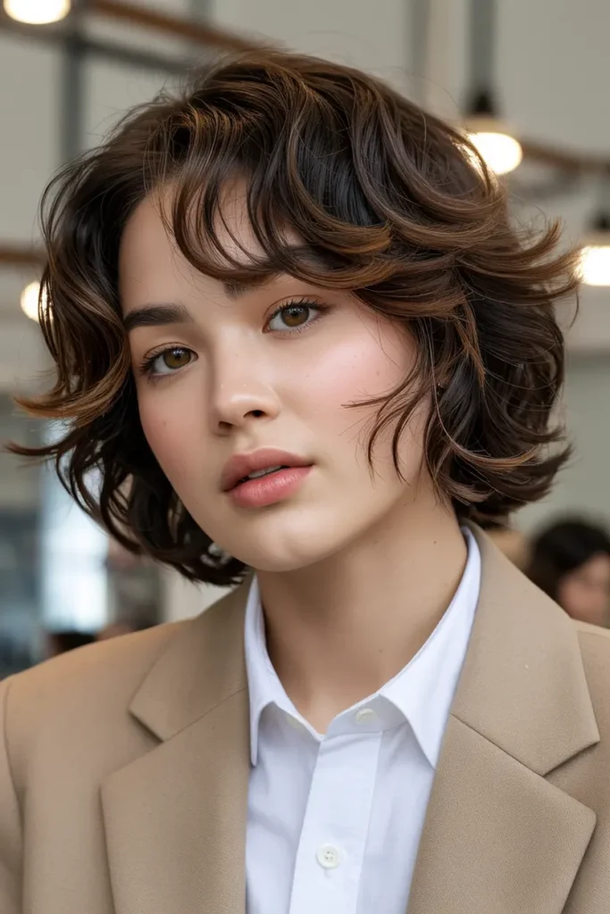 30 Korean Haircut for Chubby Face: Cute & Slimming Styles 29 15. Korean Volume Cut for Full Face