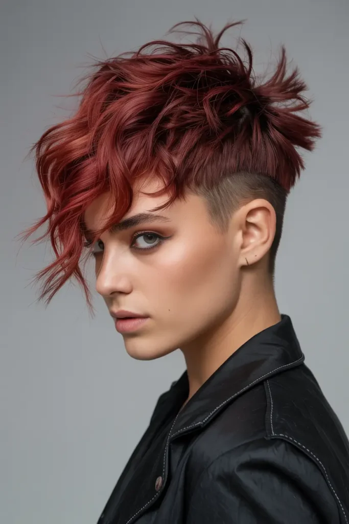 15. Textured Mohawk Cut