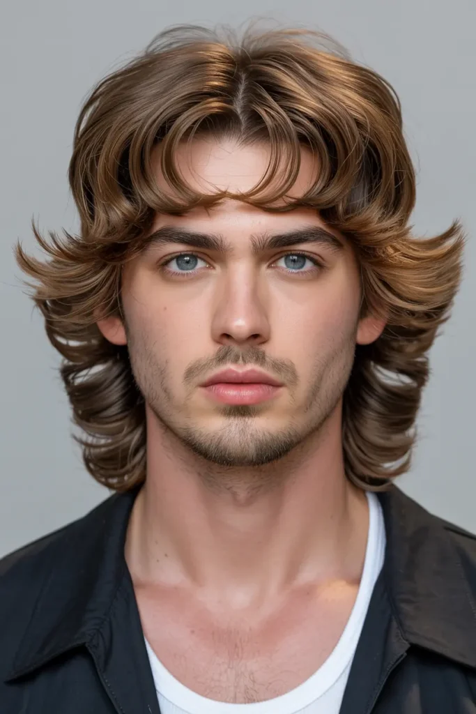 15. Voluminous Curtain Mullet