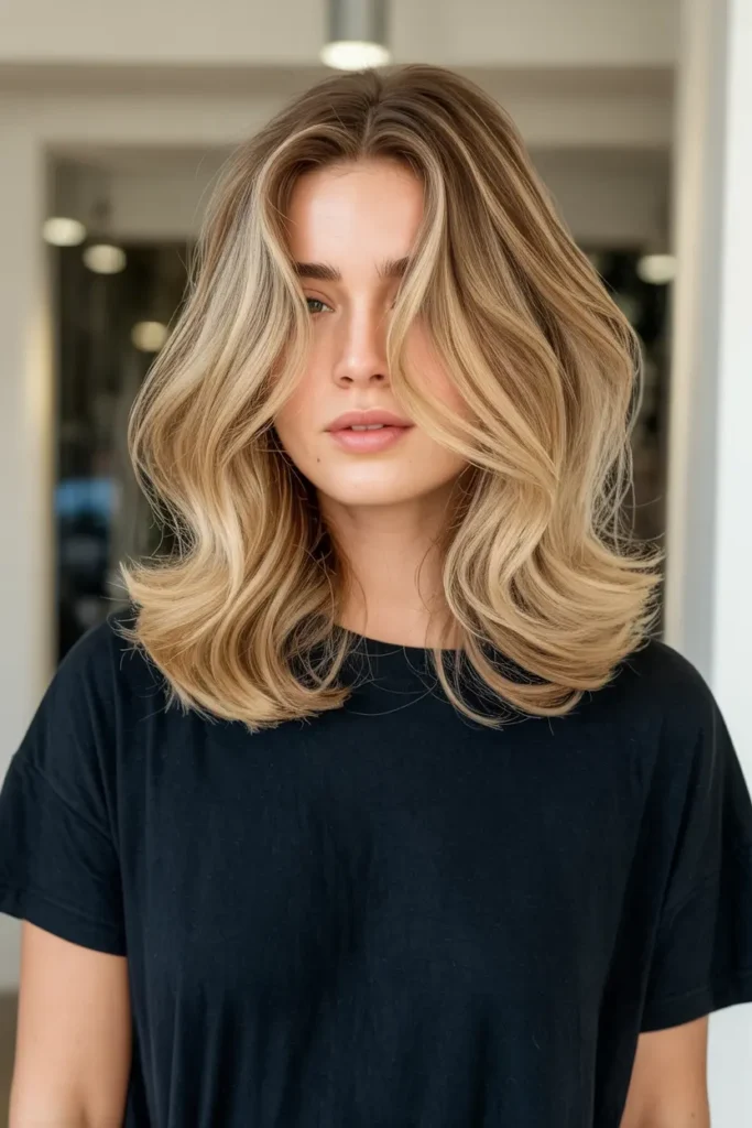 16. Wavy Shoulder Cut