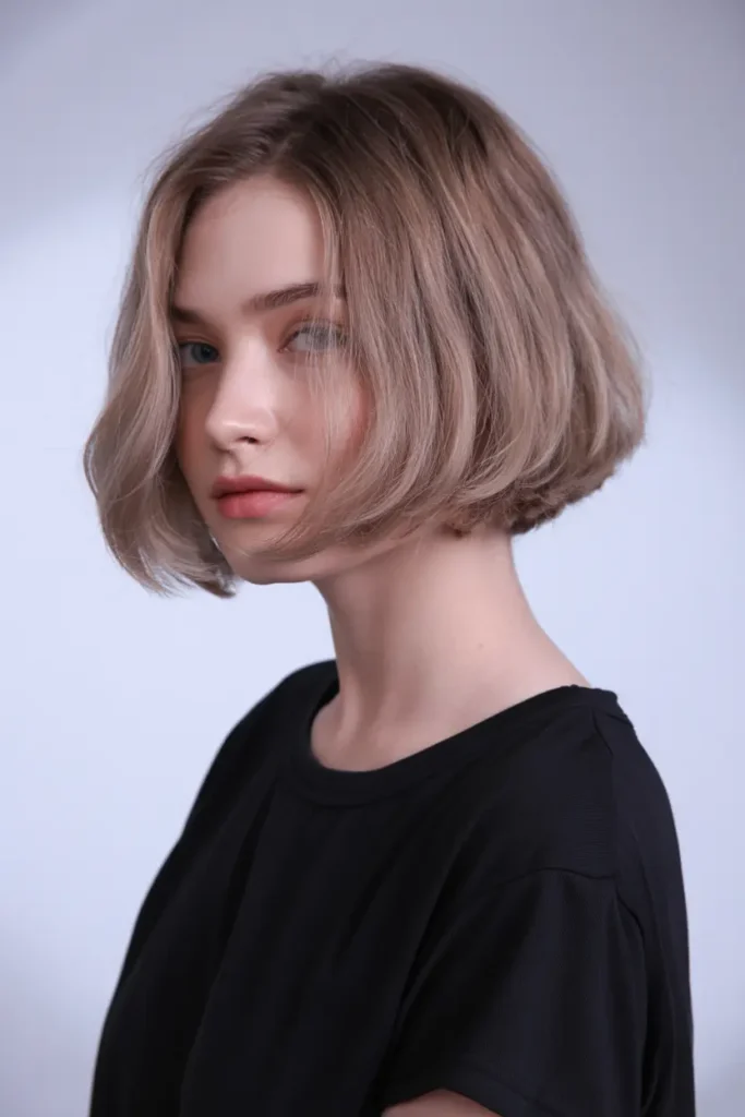 17. Soft Choppy Bob