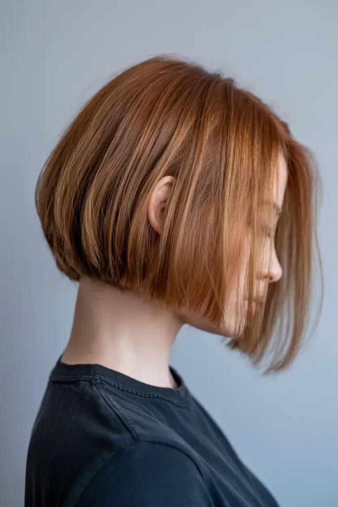 18. Choppy Bob with Tapered Ends