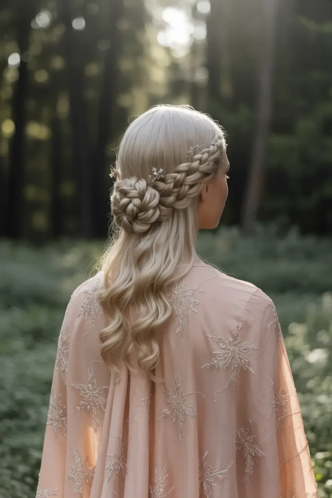 18. Low Elven Knotted Bun