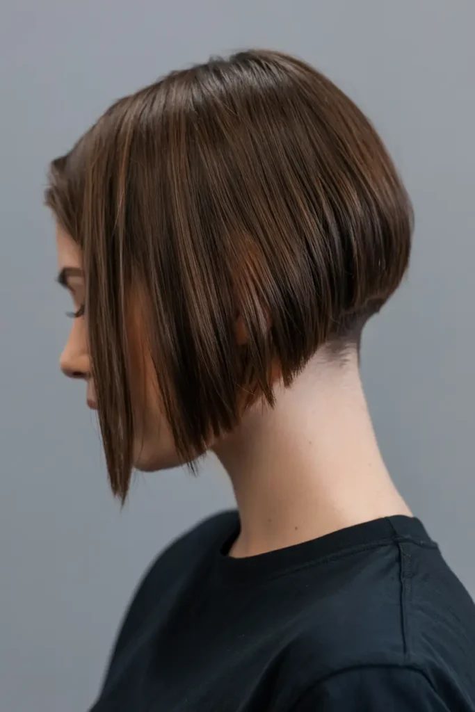 18. Tapered Stacked Bob