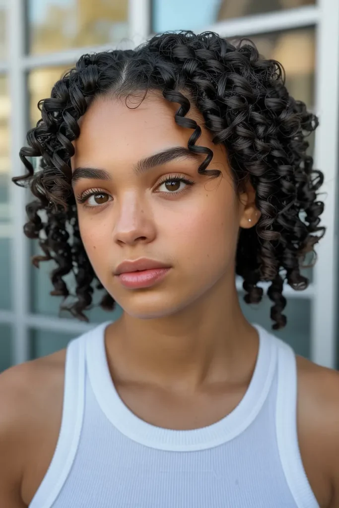 19. Curly Mini Twists