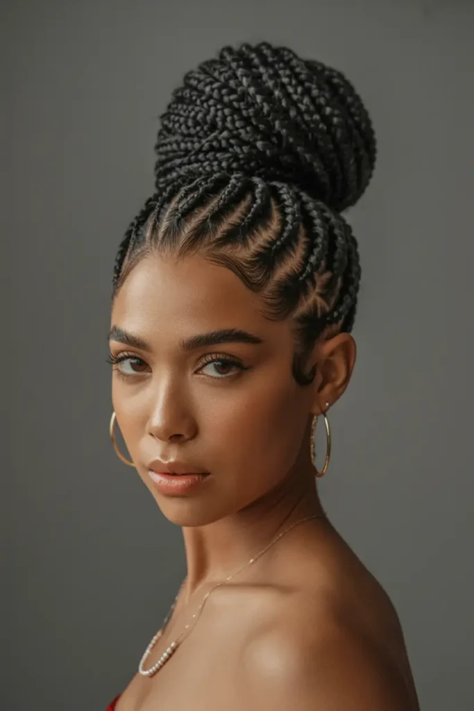 19. Flat Twist Updo