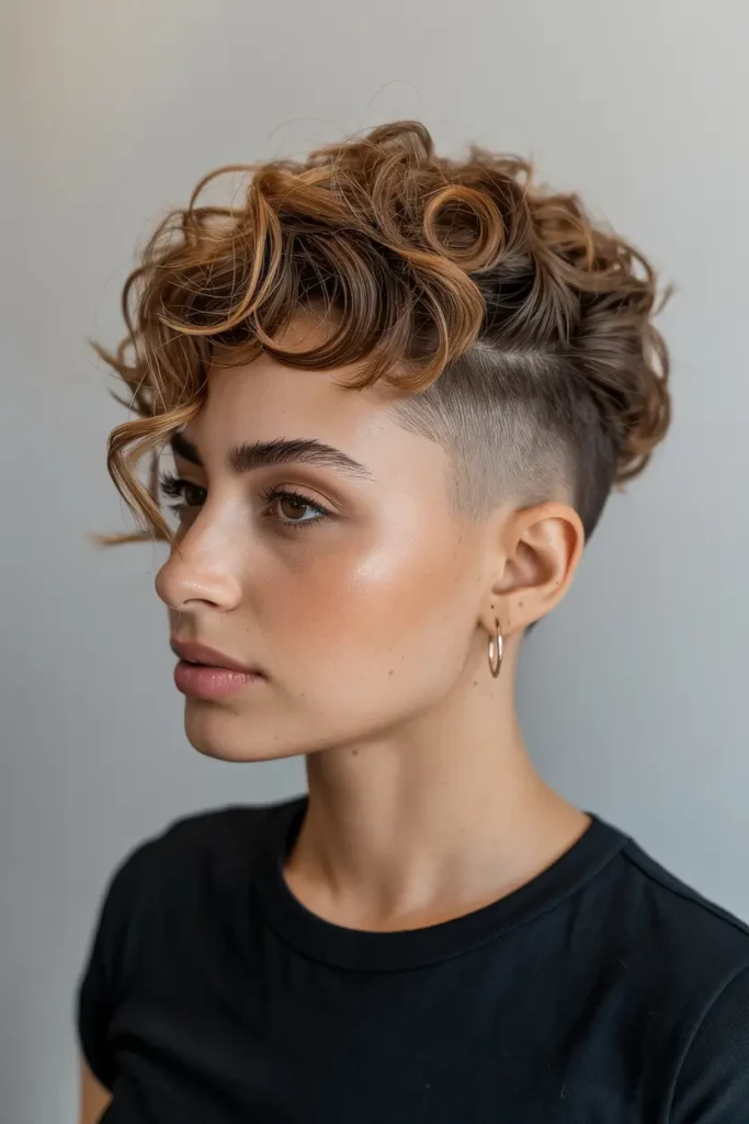 19. Soft Fade with Curls