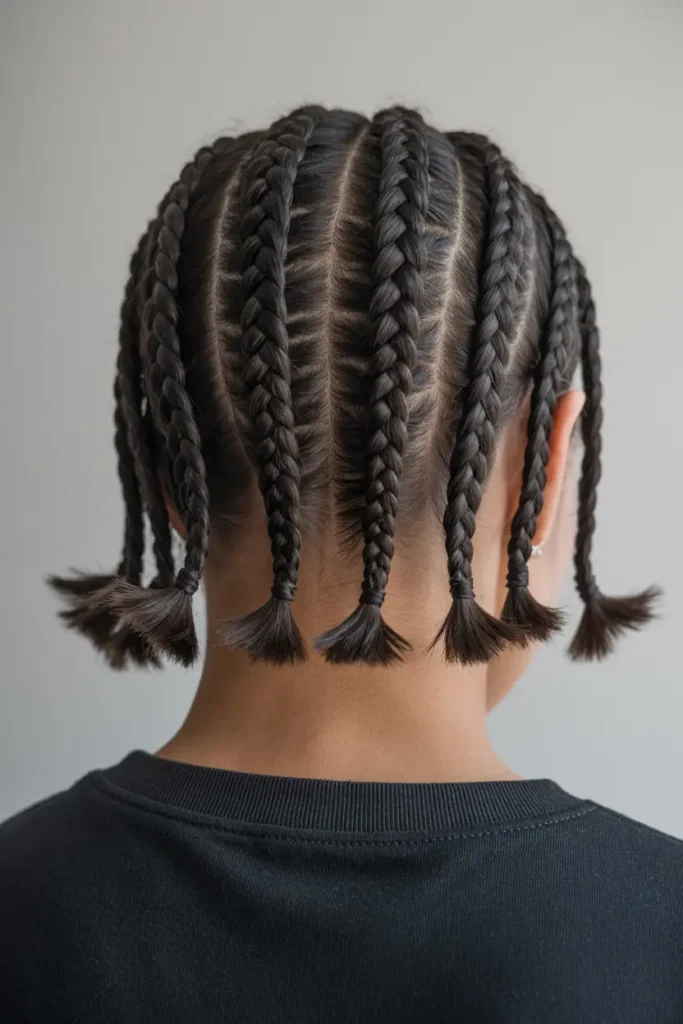 2. Cornrow Bob Style