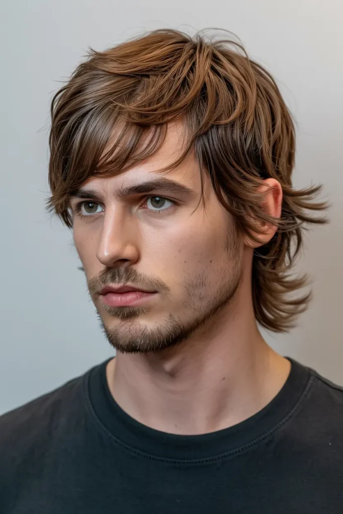 2. Shaggy Medium Mullet