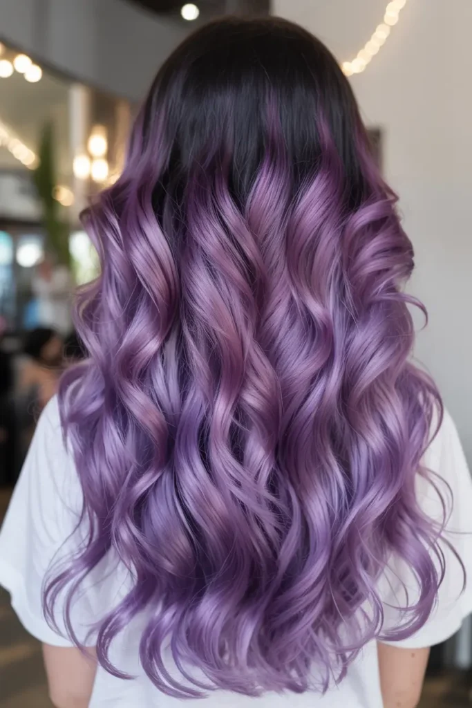 2. Violet Balayage Blend