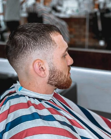 Short Beard with Sharp Edges