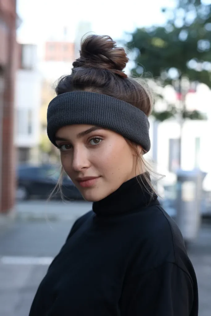 20. High Messy Top Knot