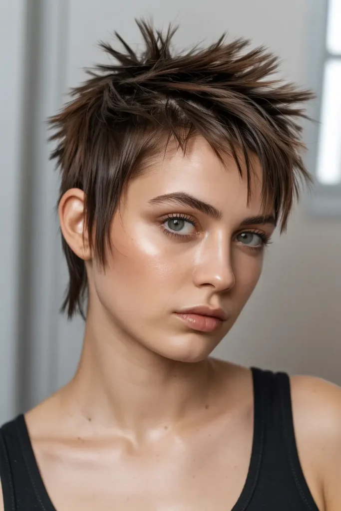 30 Short spiky haircuts for bold edgy hairstyles 28 28. Jagged Spiky Cut