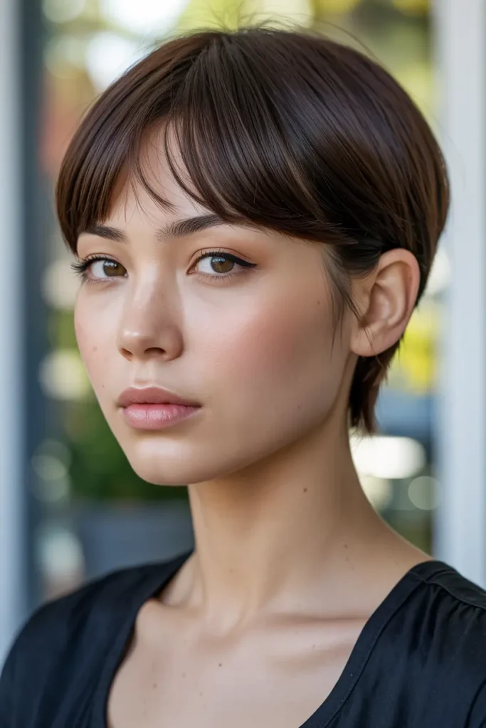 30 Korean Haircut for Chubby Face: Cute & Slimming Styles 55 28. Korean Slim Sides Haircut