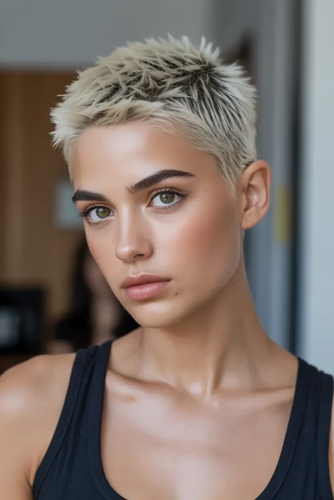 30 Short spiky haircuts for bold edgy hairstyles 29 29. Ultra Short Spiky Hair