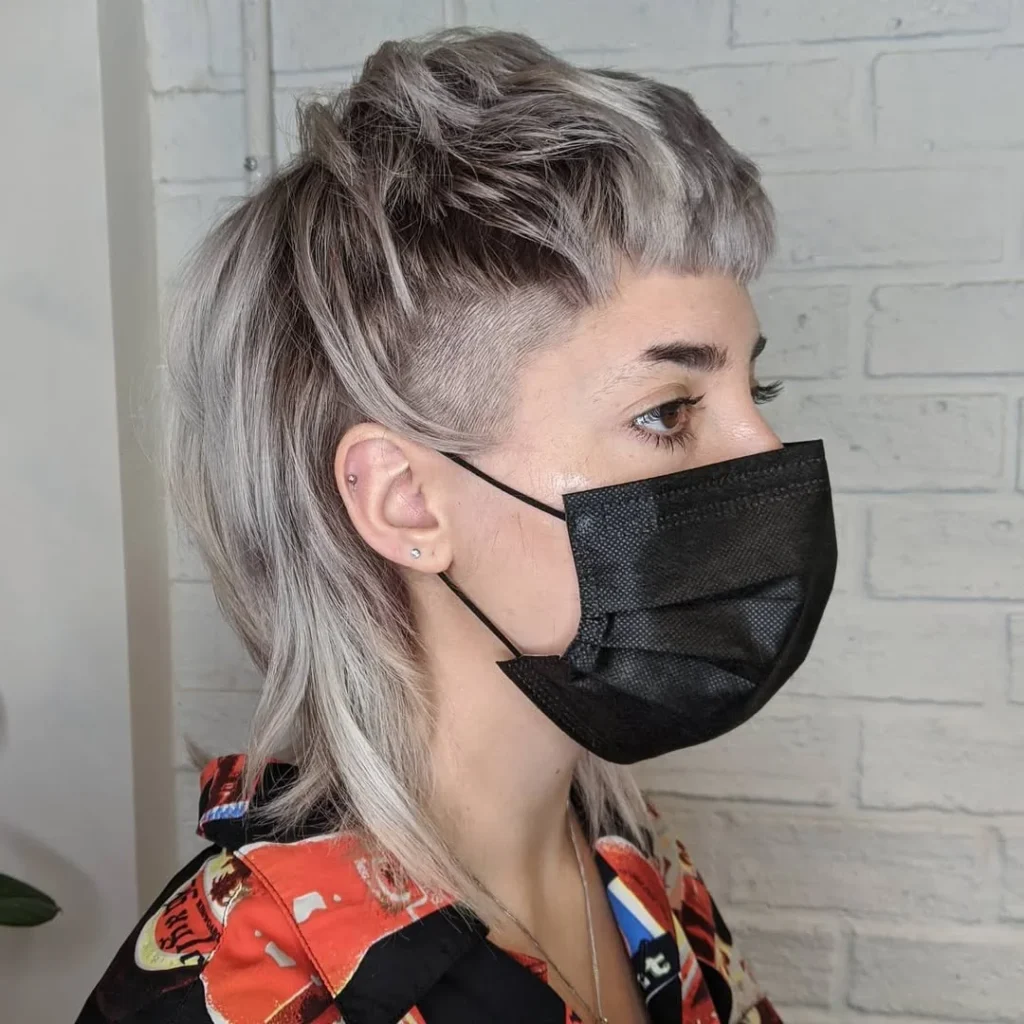 Soft Fade Short Mullet