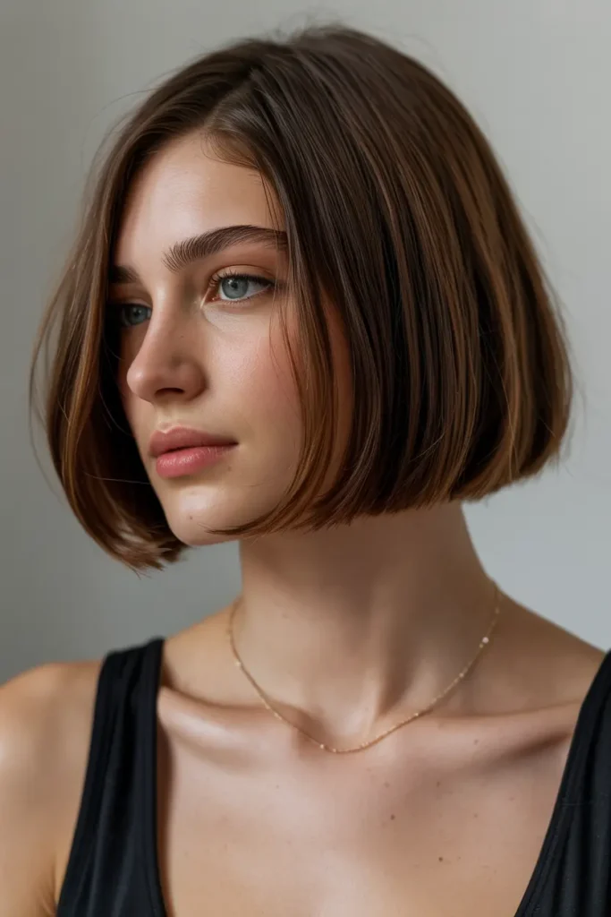 3. Sleek Italian Bob