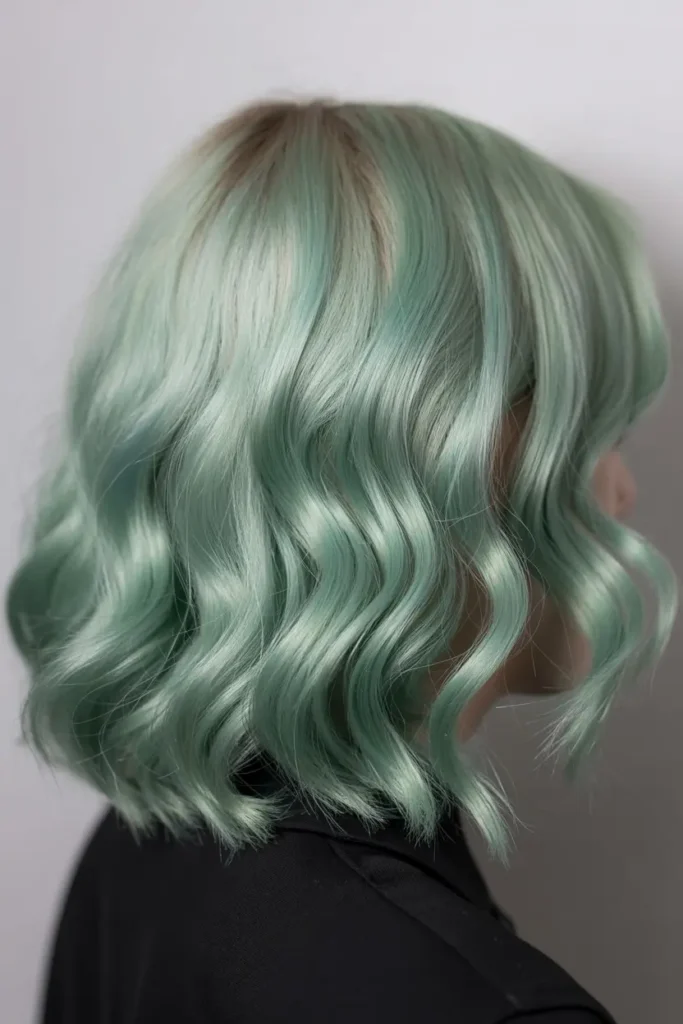 3. Soft Mint Green Hair