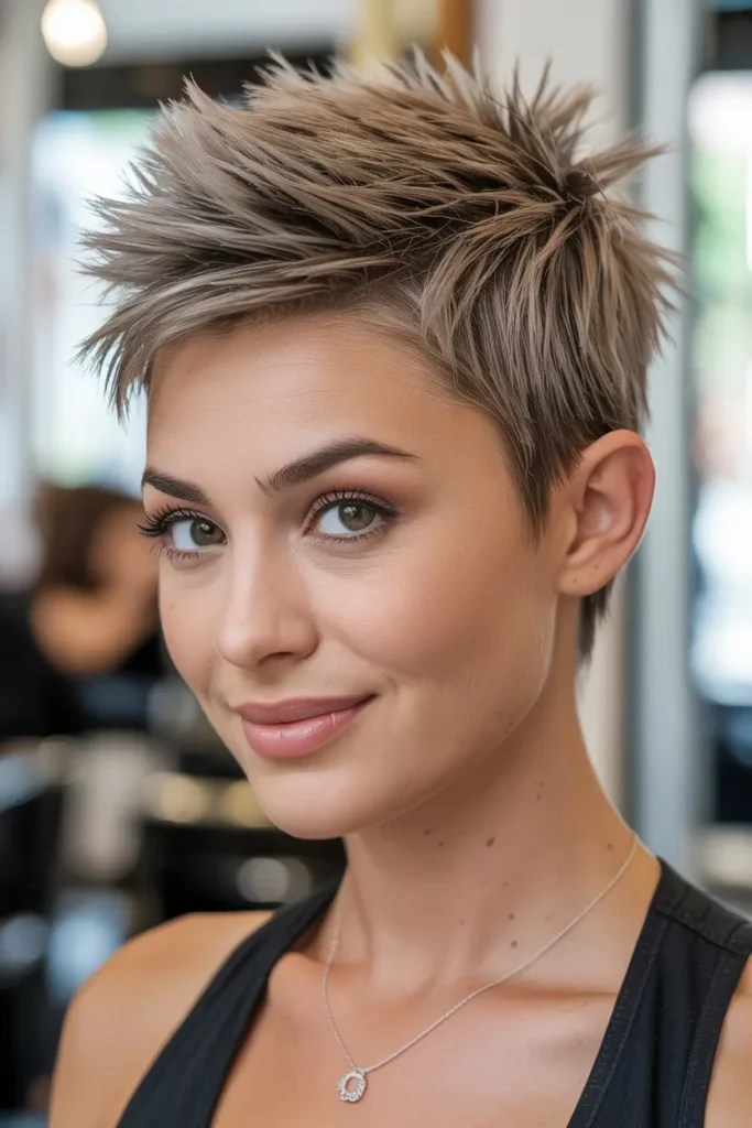 3. Spiky Faux Hawk