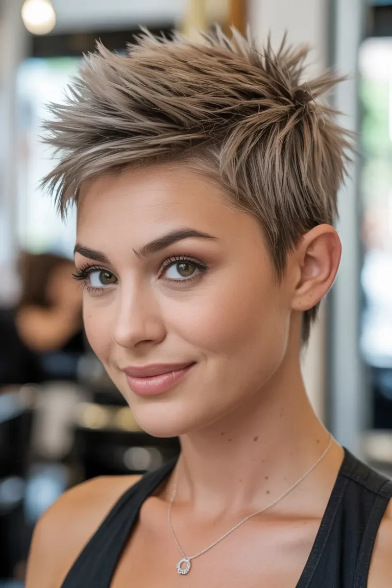 3. Spiky Faux Hawk