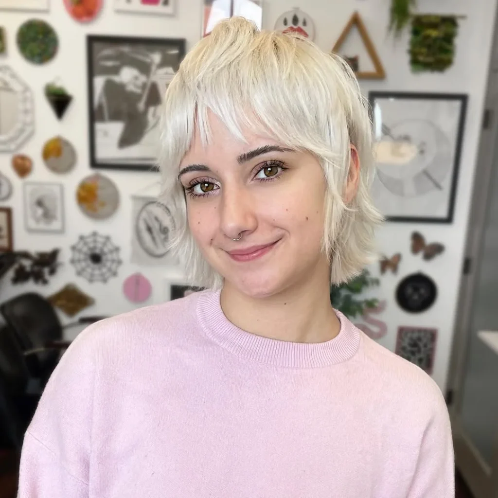 Pixie Bob with Side Bangs