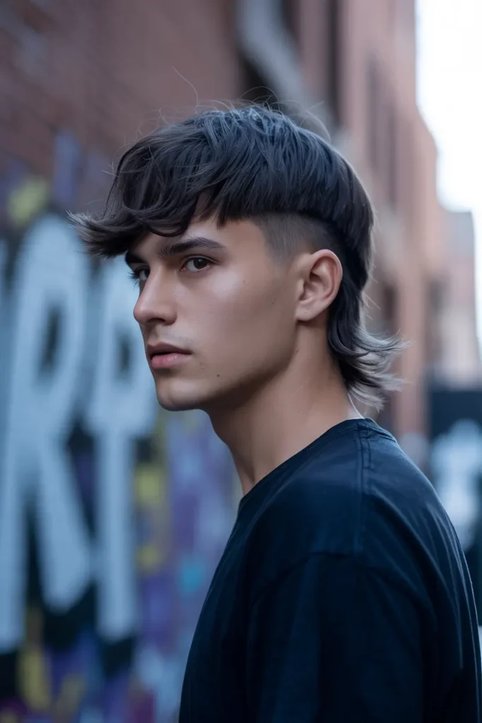 5. Choppy Medium Mullet