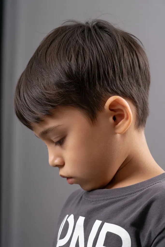 6. Blended Baby Mullet