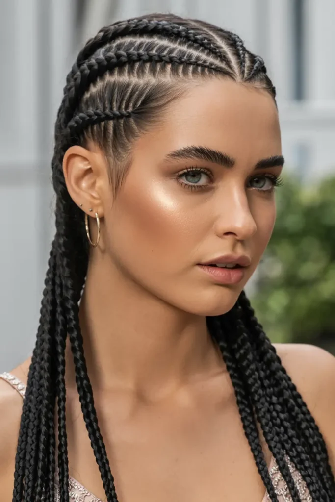 6. Cornrow Braids