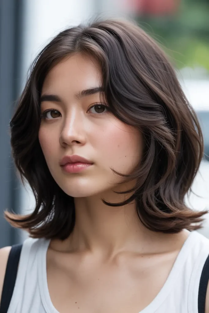 30 Korean Haircut for Chubby Face: Cute & Slimming Styles 11 6. Korean Slim Face Cut