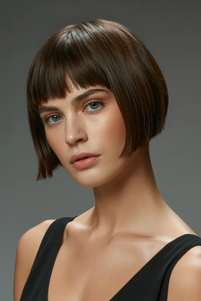 6. Micro Bob with Bangs