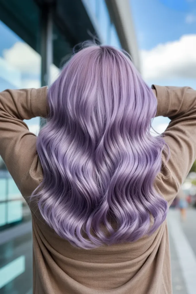6. Pastel Lilac Hair