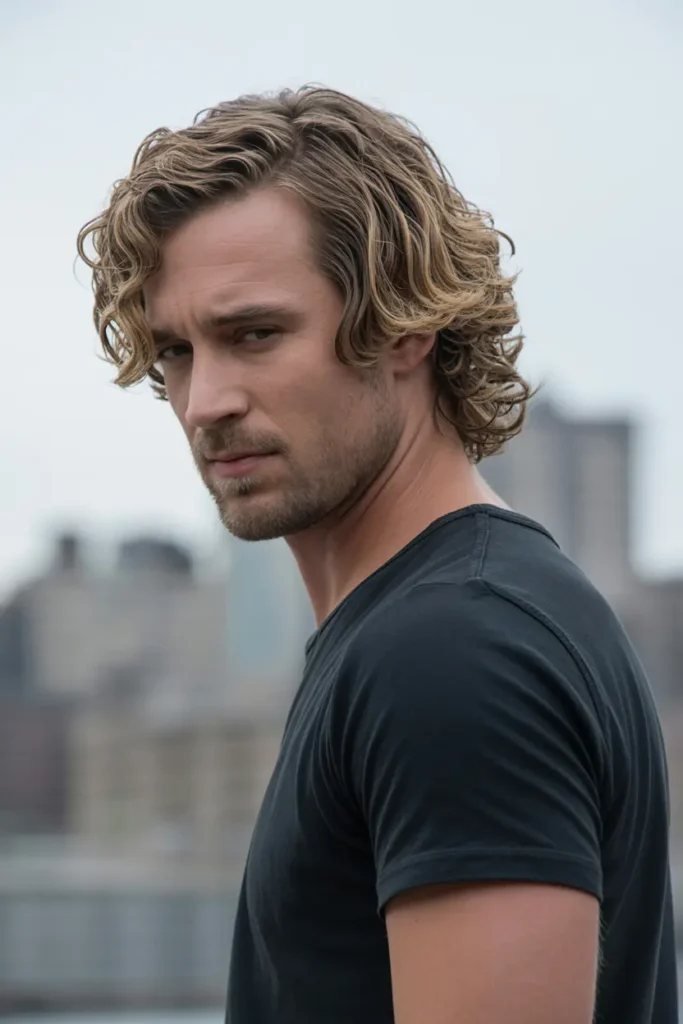 6. Wavy Medium Mullet