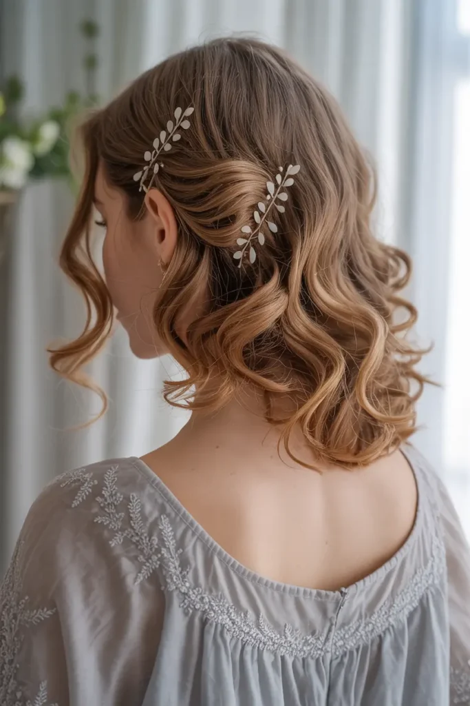 7. Side Swept Elven Curls